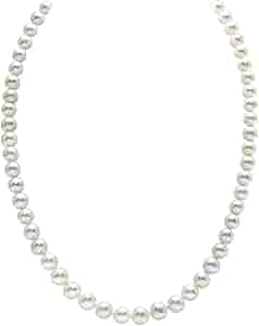 Amazon | 14 Kゴールド 6.5 – 7.0mm ホワイト淡水養殖パールネックレス